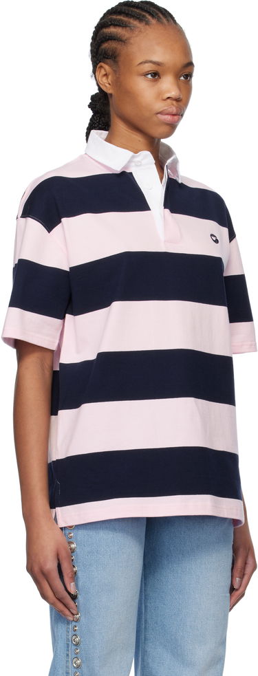 Polo tričko Coperni Coperni Striped Rugby Polo Ružová | COPJS117F5026, 1
