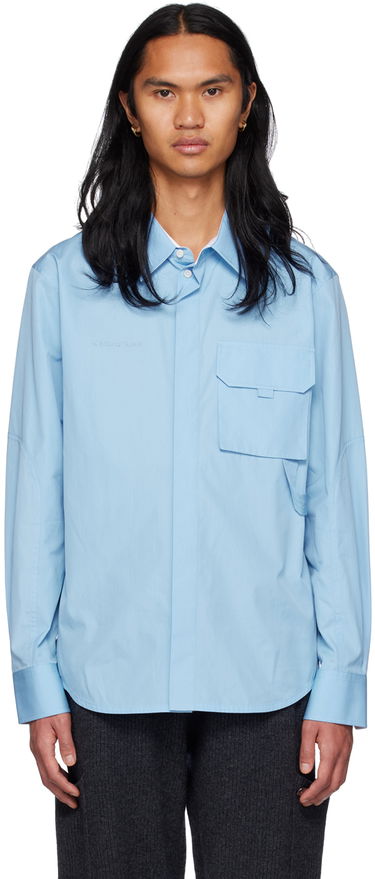 Košeľa Helmut Lang Helmut Lang Cargo Pocket Shirt Modrá | M10HM504, 0
