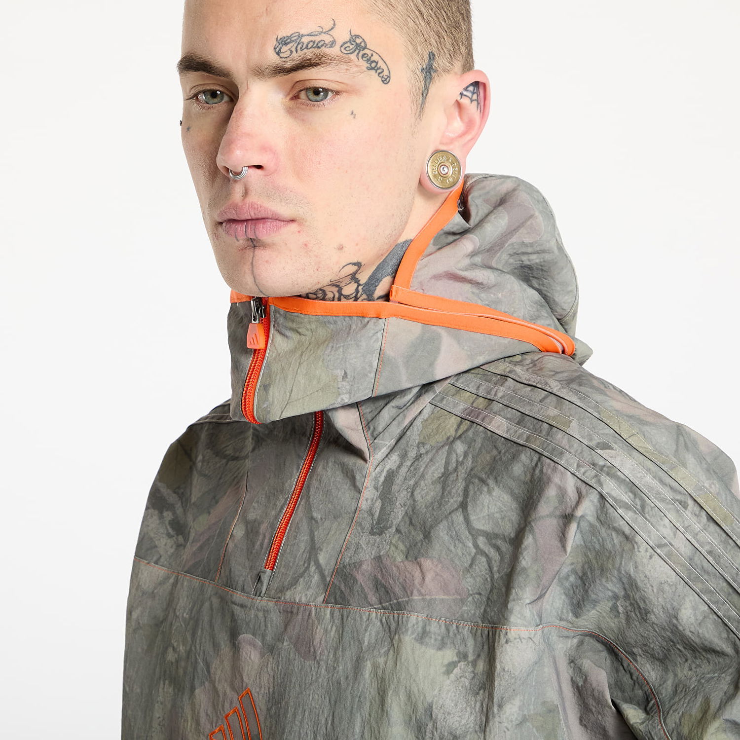 Vetrovka adidas Originals Camo Anorak Jacket Rôznofarebný | JD5418, 1