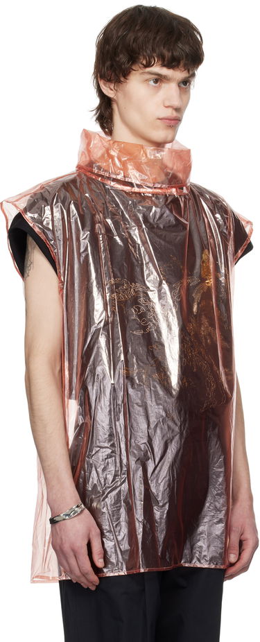 Košeľa Dries Van Noten Dries Van Noten Sheer Sleeveless T-Shirt Oranžová | 251-020760-1258, 1
