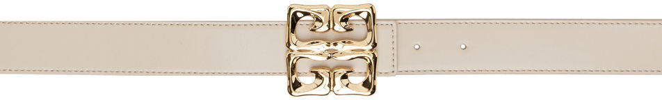 Opasok Givenchy Givenchy Leather Reversible Belt Béžová | BB4085B1YC257, 0