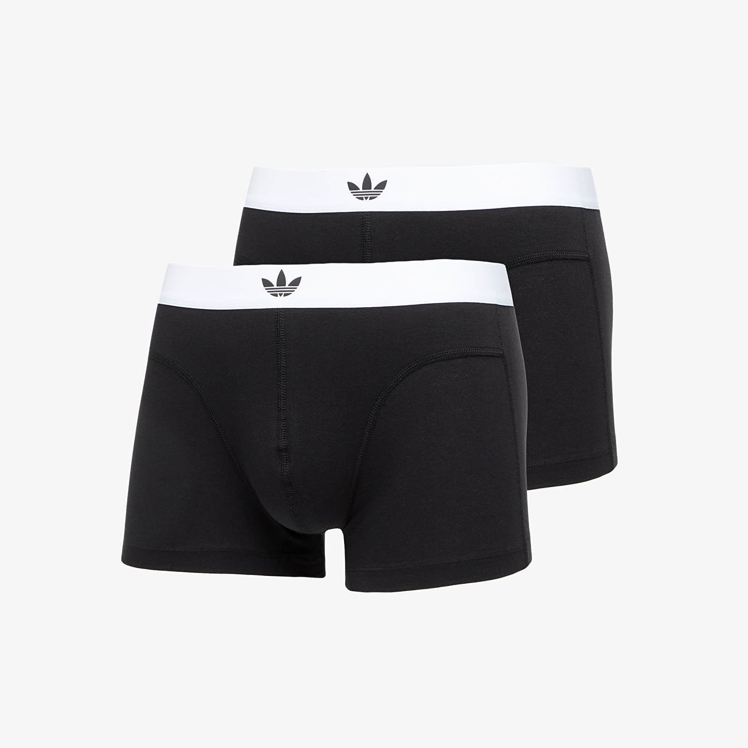 Boxerky adidas Originals adidas Comfort Flex Cotton Body Lines Trunk 2-Pack Čierna | 4AR005-000, 0
