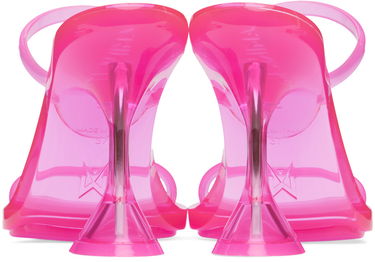 Starostlivosť o obuv Amina Muaddi Amina Muaddi Brito Slipper Heeled Sandals Ružová | 11S333534BRI, 1