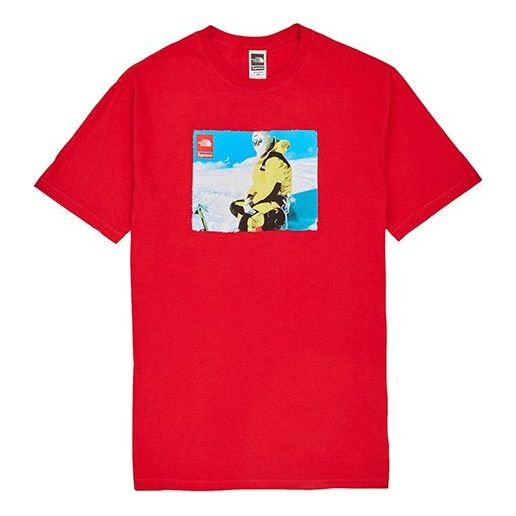 Tričko Supreme Photo Short Sleeve T-Shirt Červená | SUP-FW18-1023
