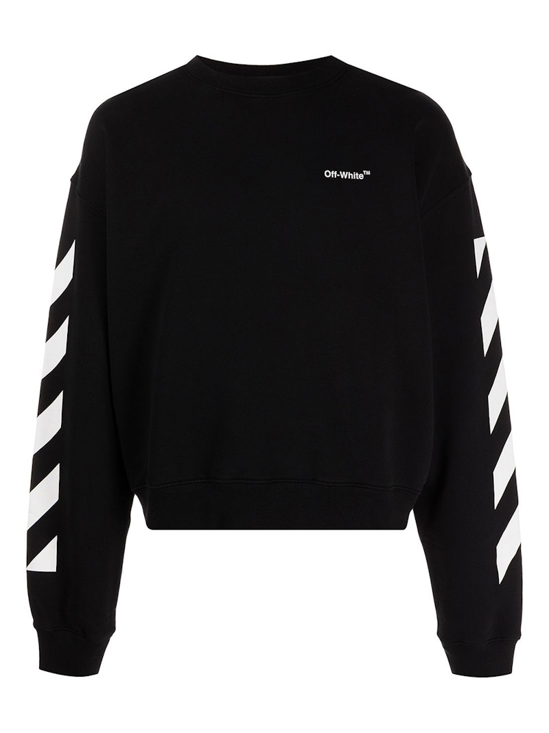 Diagonal Helvetica Oversized Sweatshirt