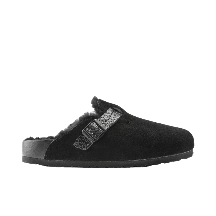 Tenisky a topánky Birkenstock Boston Shearling Suede Čierna | 1021009/1021082