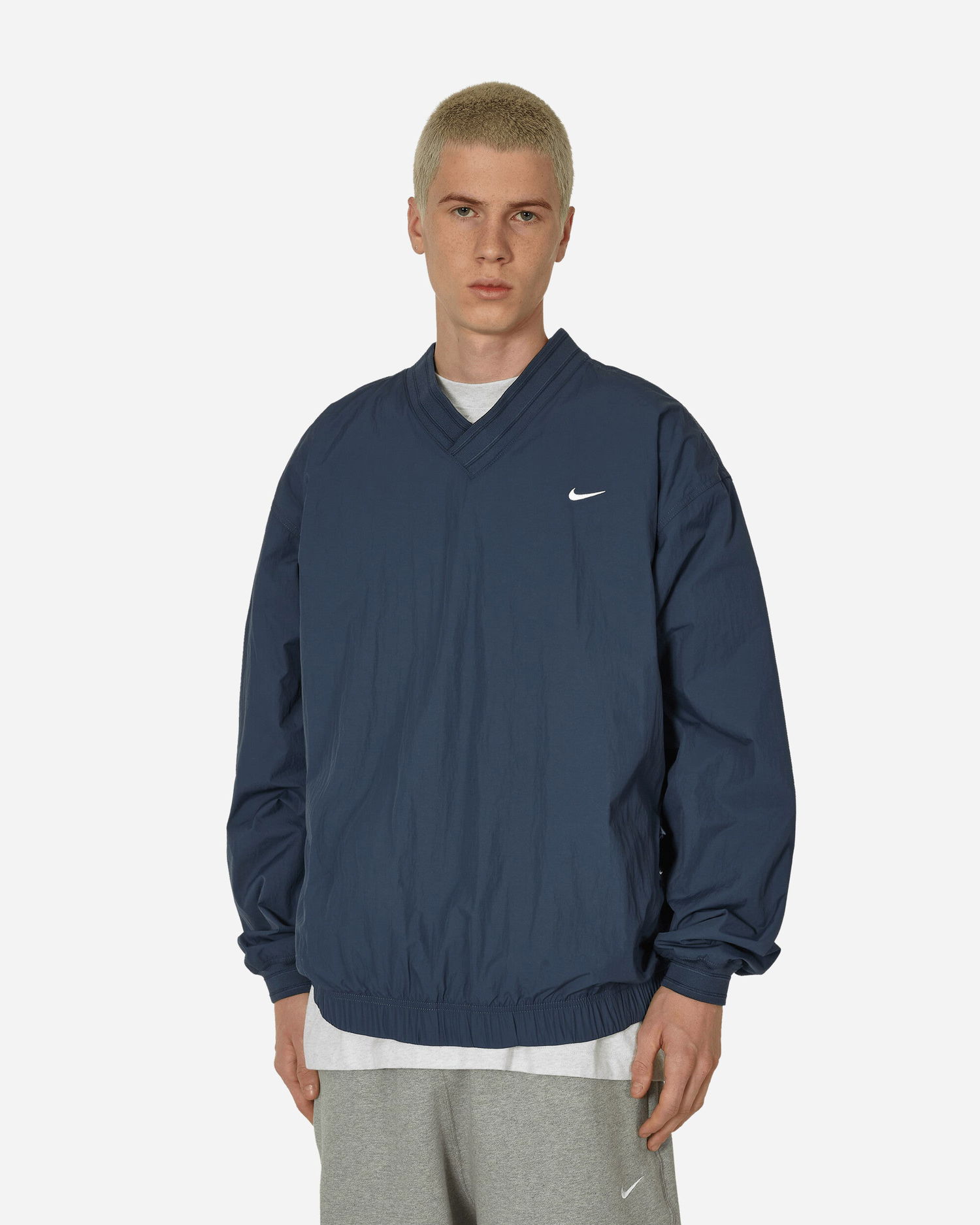 Košeľa Nike Solo Swoosh Windshirt Thunder Blue Navy | FQ1638-437, 0