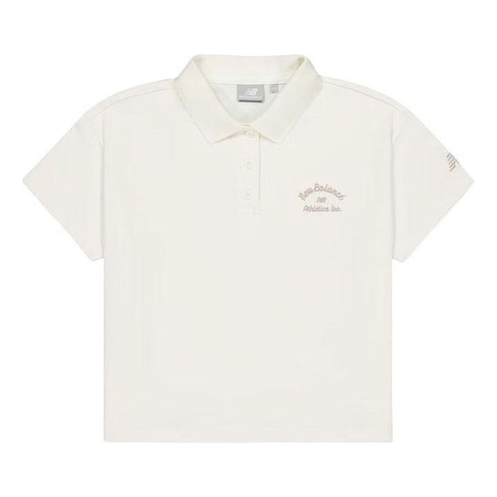 Polo tričko New Balance Athletics Polo Shirt Biela | NFE22252-IV