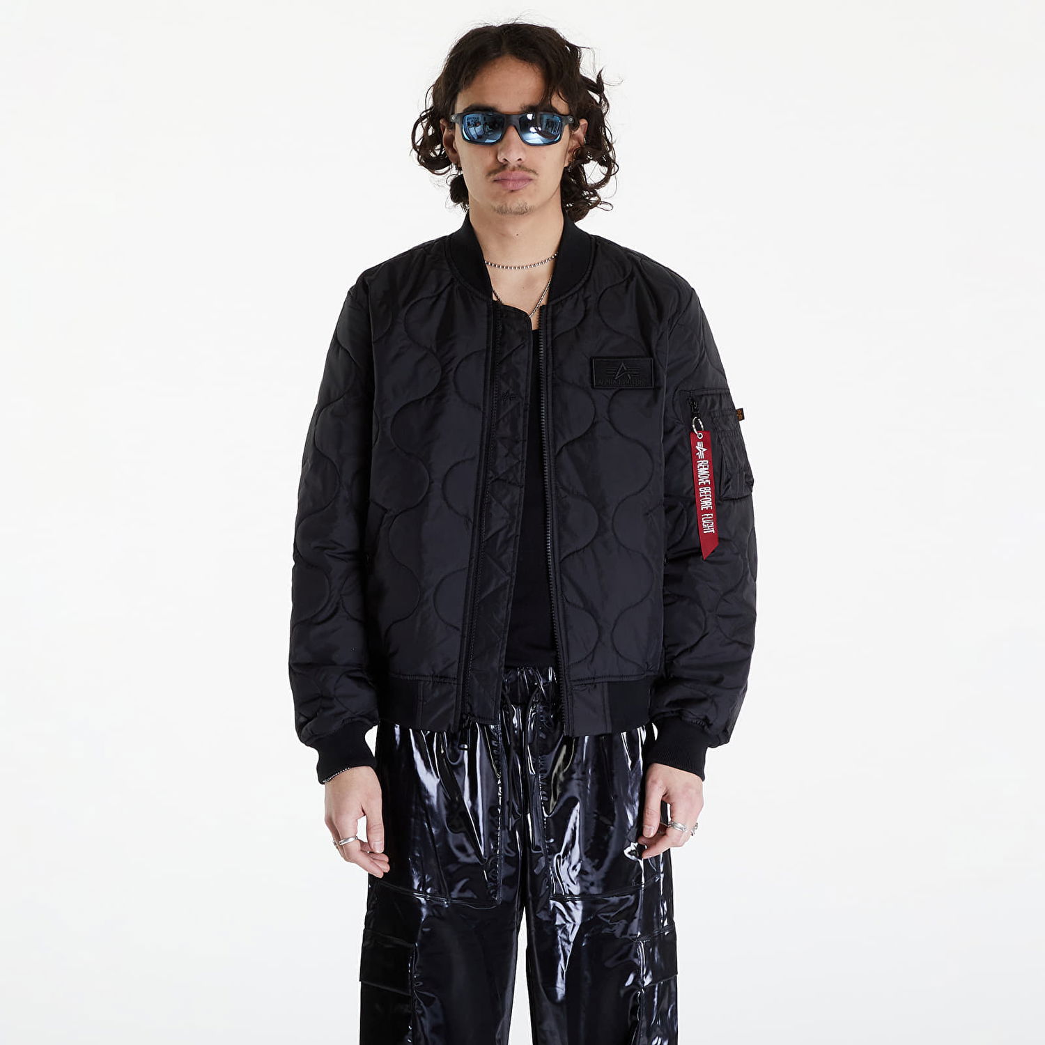 Bomber bunda Alpha Industries MA-1 ALS Black Čierna | 136135 03, 0