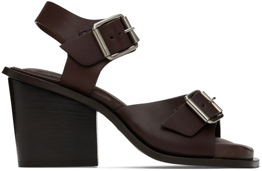 Tenisky a topánky LEMAIRE Square Heeled Sandals Hnedá | FO0024 LL196, 0