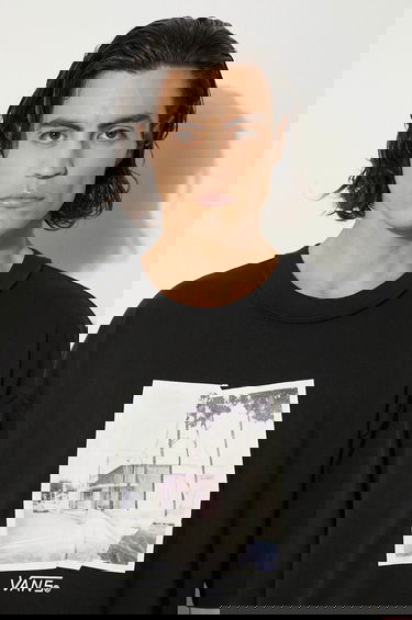 Tričko Vans Premium Classics LX Broadway Oversized Graphic T-Shirt Čierna | VN000HQ8BLK1, 4