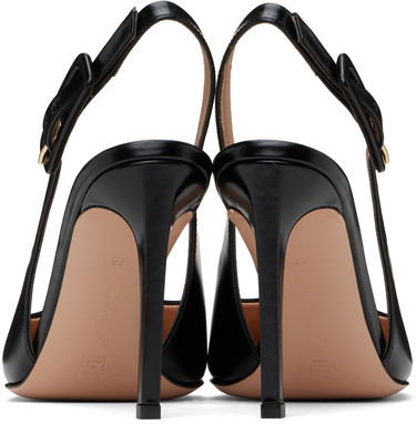 Tenisky a topánky Gianvito Rossi Tokio Leather Slingback Heels Čierna | G95441-95RIC-TOK, 1
