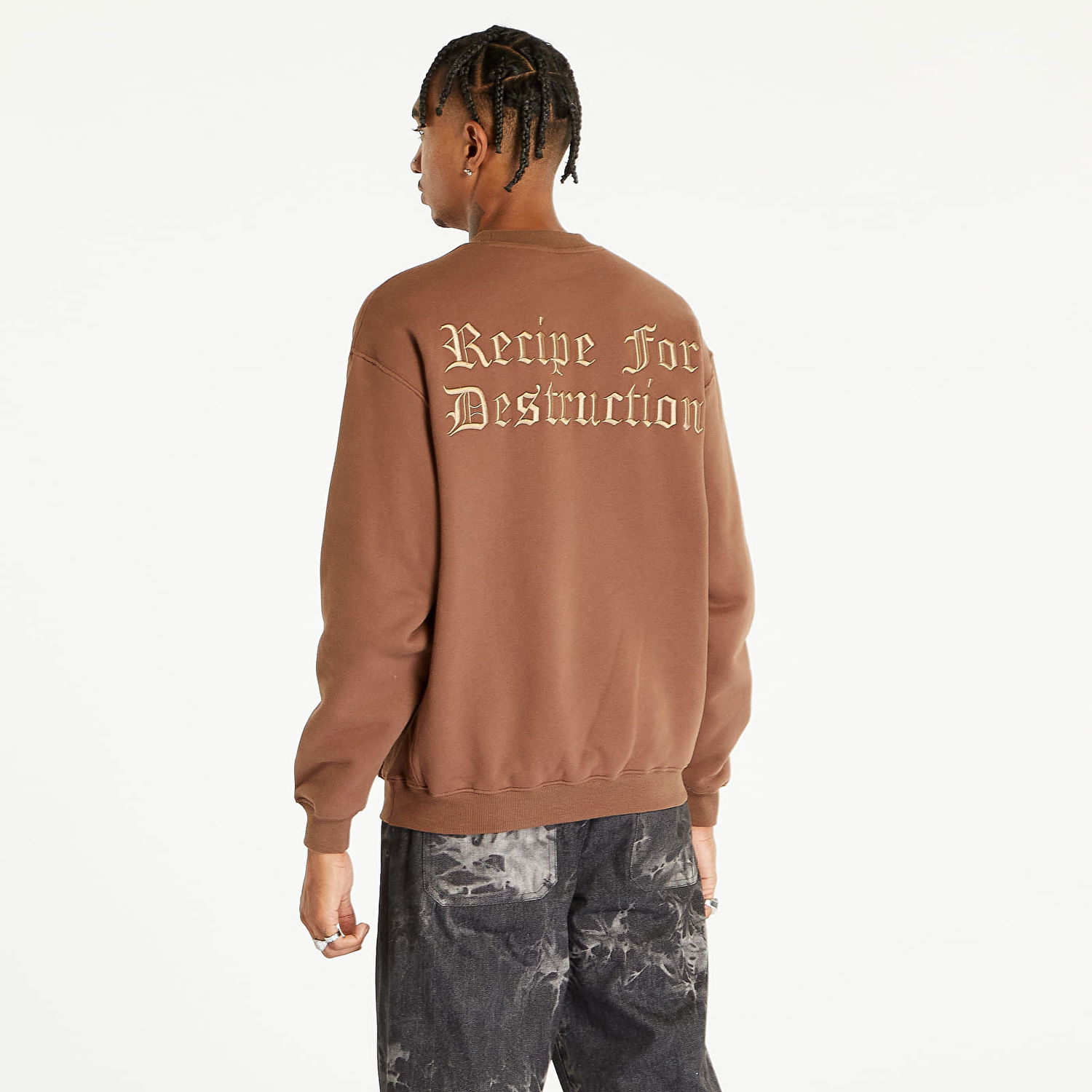 Mikina Pleasures Recipe Crewneck Brown Hnedá | P23F021 BROWN, 1