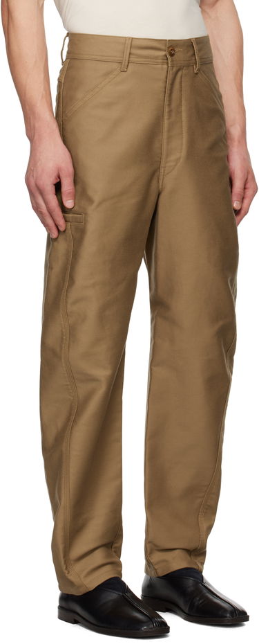 Cargo nohavice LEMAIRE LEMAIRE Twisted Workwear Trousers Hnedá | PA1161 LF1300, 1