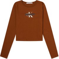 Long Sleeve Seasonal Mono Logo Fudge