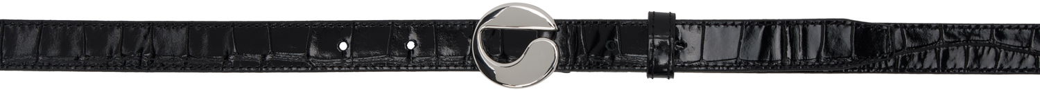 Opasok Coperni Coperni Skinny Logo Leather Belt Čierna | COPBE10838, 0
