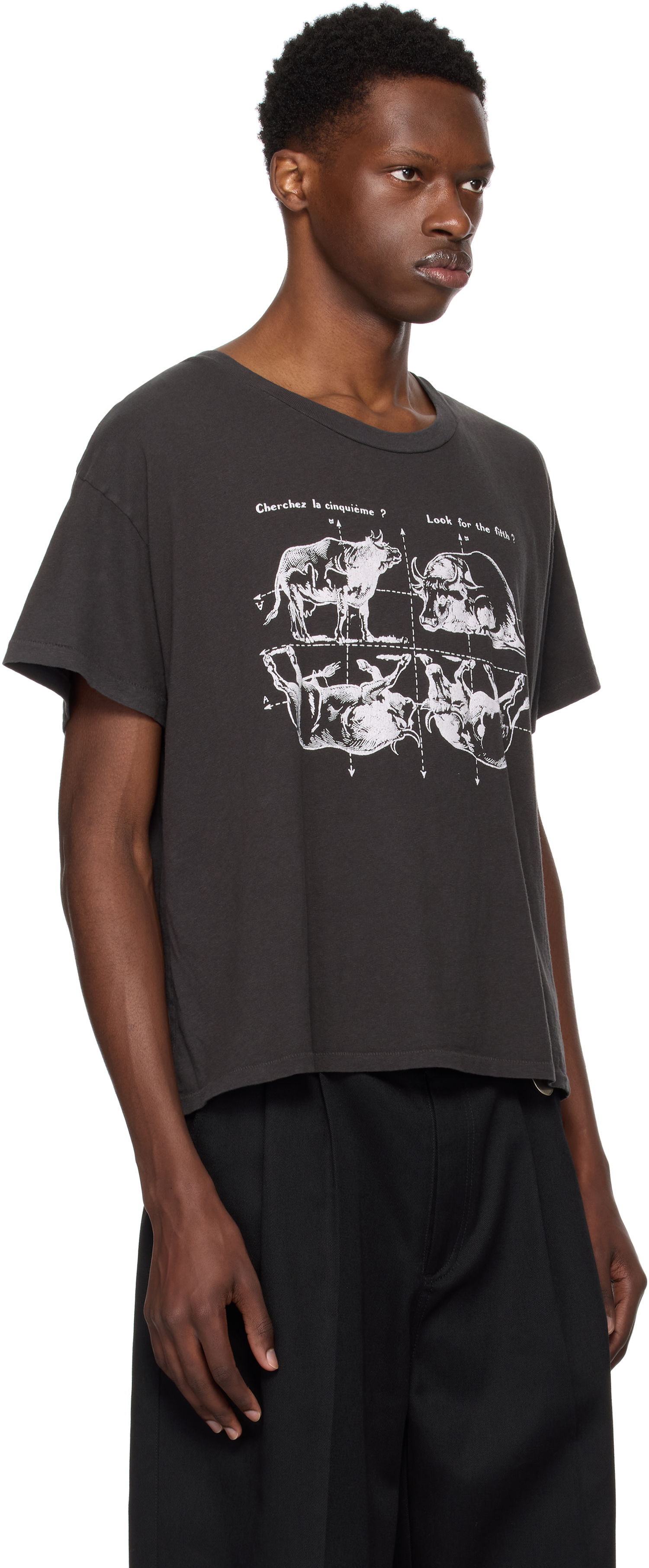 Tričko Enfants Riches Déprimés Enfants Riches Déprimés 'Look For The Fifth' Graphic T-Shirt Čierna | 010-816, 1