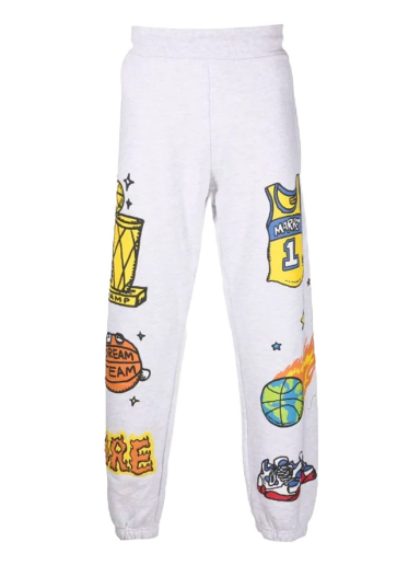 Tepláky MARKET Memorabilia Sweatpants Biela | 395000527