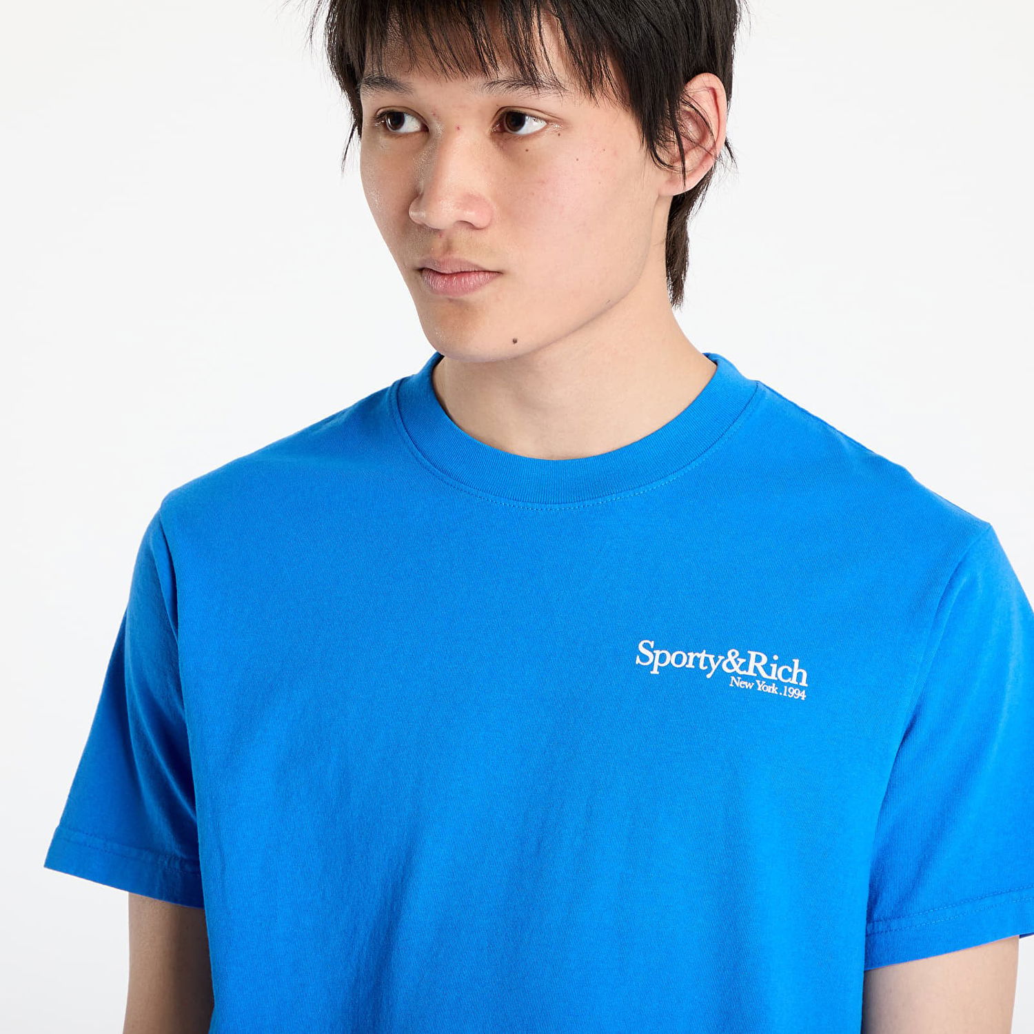 Tričko Sporty & Rich Sporty & Rich Health is Wealth T-Shirt Modrá | TO043622300BL67, 1