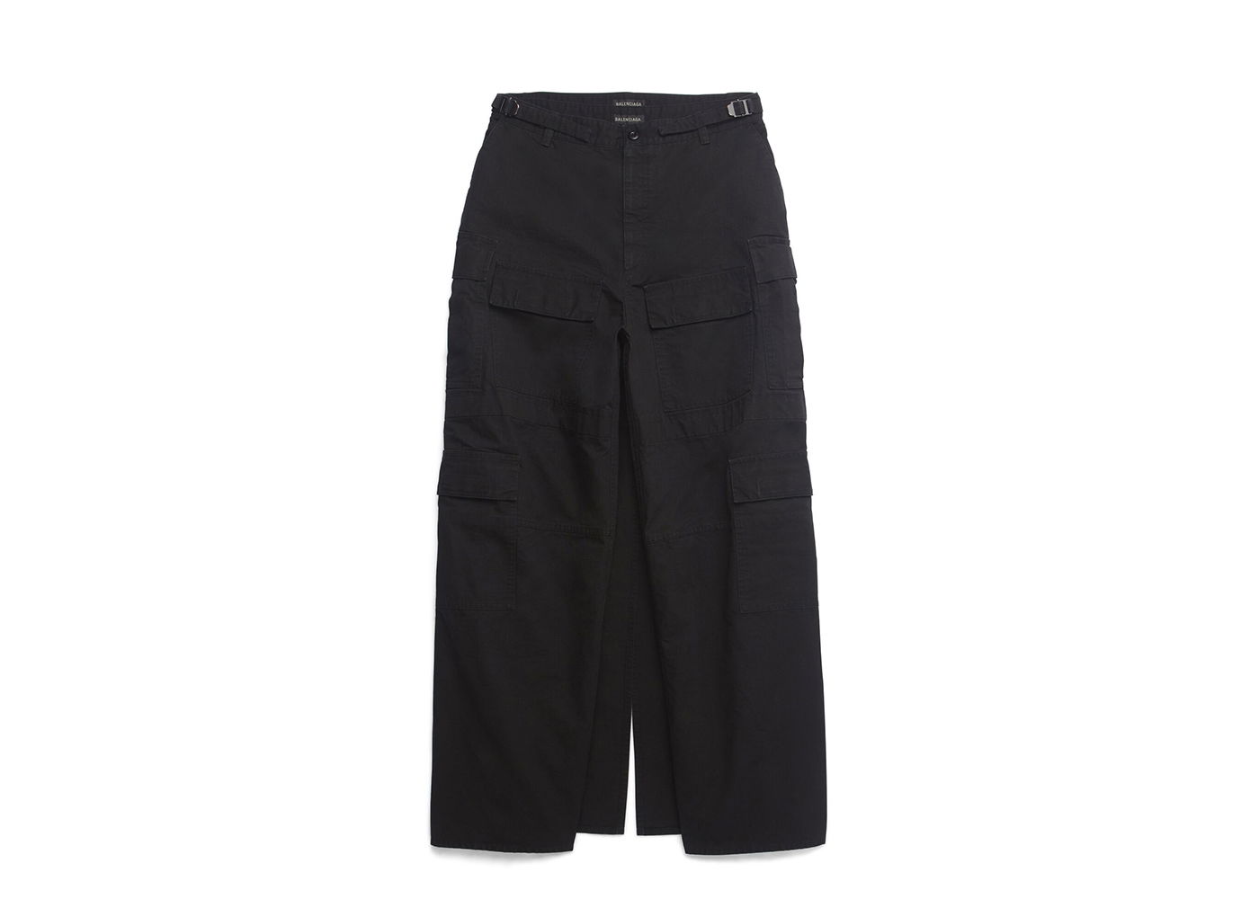Nohavice Balenciaga Apron Cargo Pants Skirt Čierna | 748599TKP271000, 0