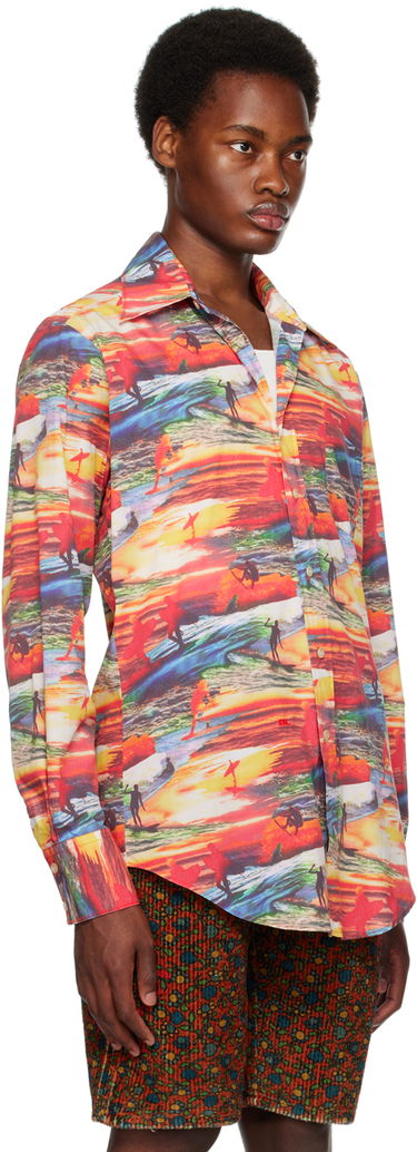 Košeľa ERL ERL Sunset Beach Print Shirt Rôznofarebný | ERL06B006, 1