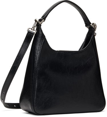 Taška cez rameno Balenciaga Small Black Leather Shoulder Bag Čierna | 801928 2ABFJ, 2