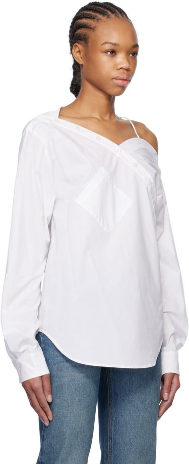 Košeľa Coperni Coperni One Shoulder Shirt Biela | COPCH52F2010, 1