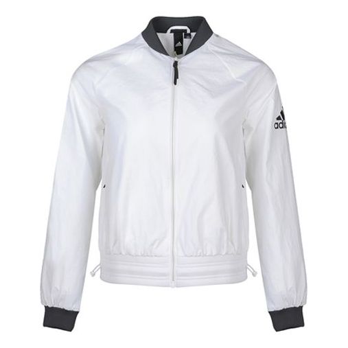 Bomber bunda adidas Originals Women's Bomber Jacket Biela | DW4553