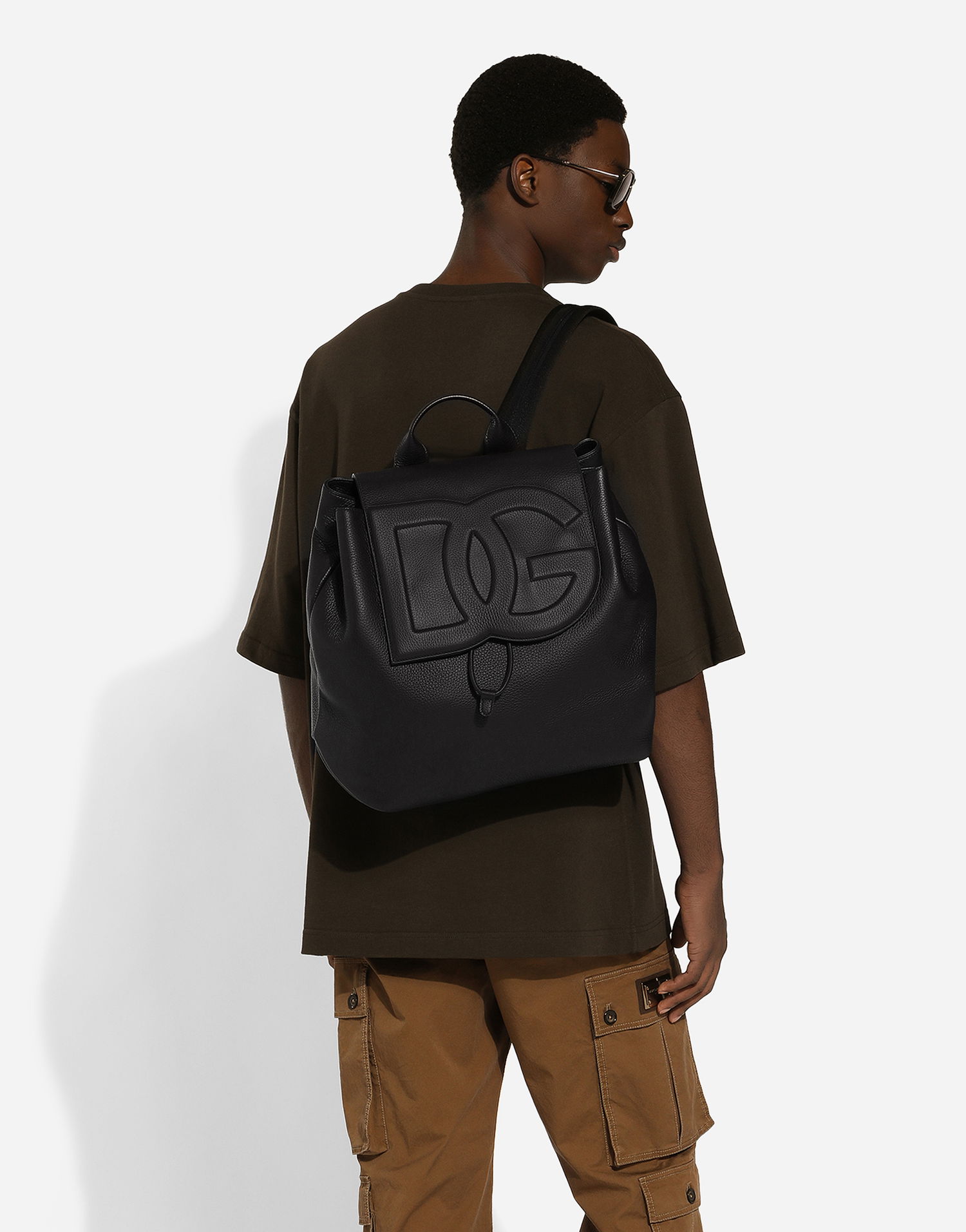 Batoh Dolce & Gabbana Deerskin Backpack Čierna | BM2331A803480999, 1