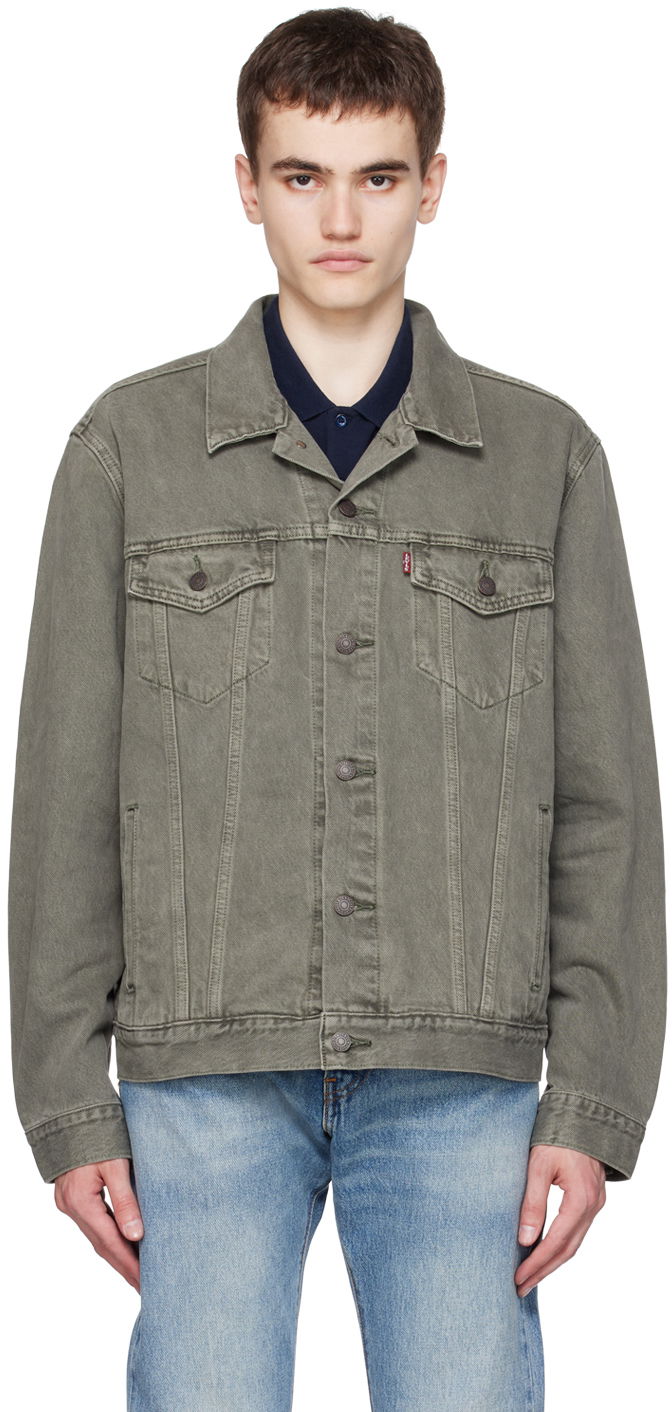 Bunda Levi's Button Denim Jacket Zelené | 72334-0695, 0