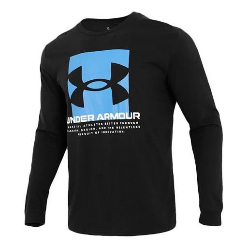 Tričko Under Armour Boxed Script Graphic Long Sleeve T-Shirt Čierna | 1361691-001
