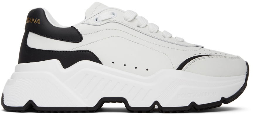 White & Black Daymaster Sneakers