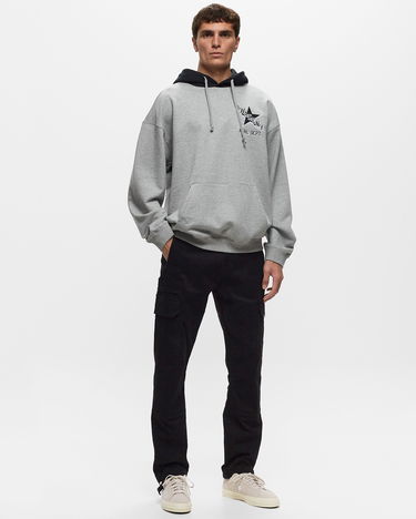 Mikina Converse Awake NY x Fleece Hoodie Šedá | 10026484-A02, 4
