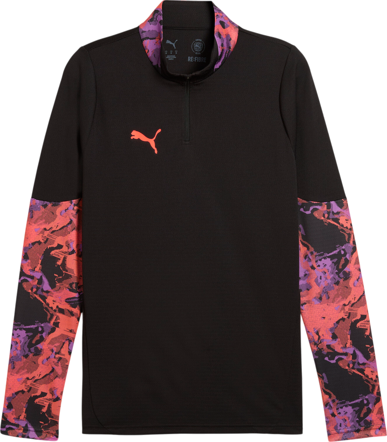 Dres Puma Puma individualCUP 1/4 Zip Training Top Čierna | 659895-07, 0