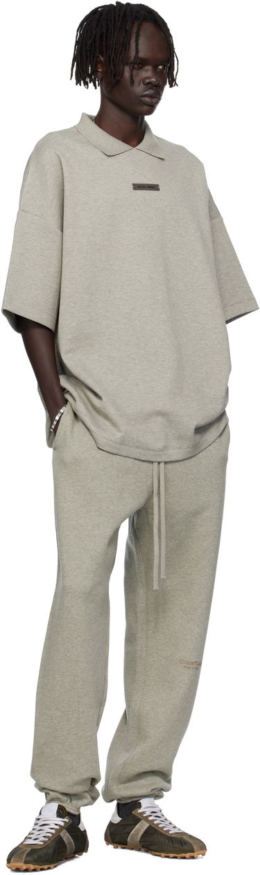 Polo tričko Fear of God ESSENTIALS 90s Fit Piqué Short Sleeve Polo Šedá | 125SP254405F, 3