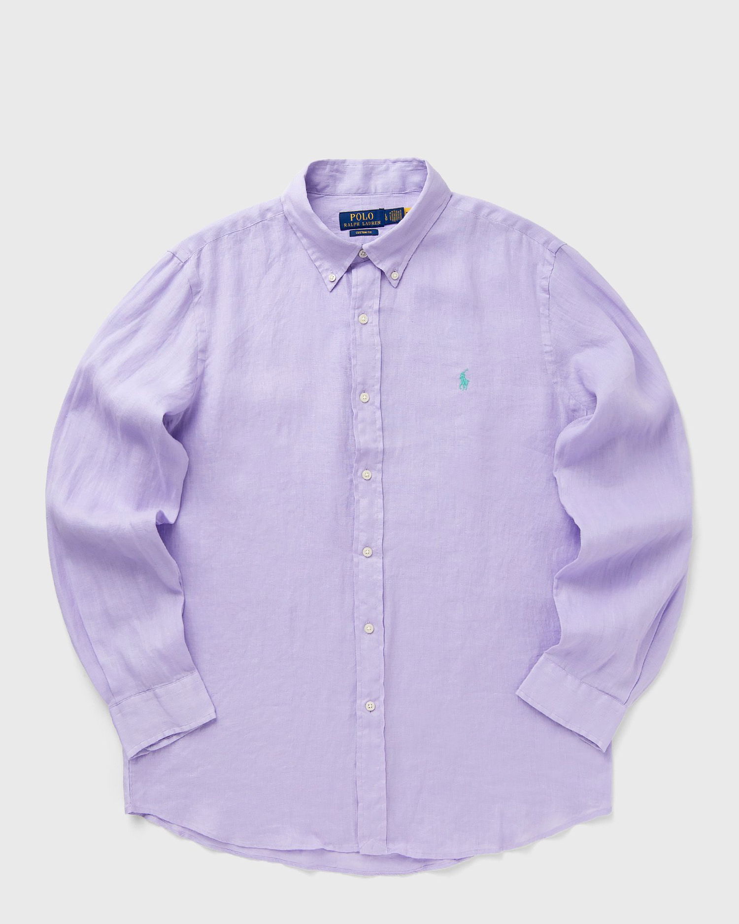 Košeľa Polo by Ralph Lauren Ralph Lauren Custom Fit Linen Long Sleeve Shirt Fialová | 710966294014, 0