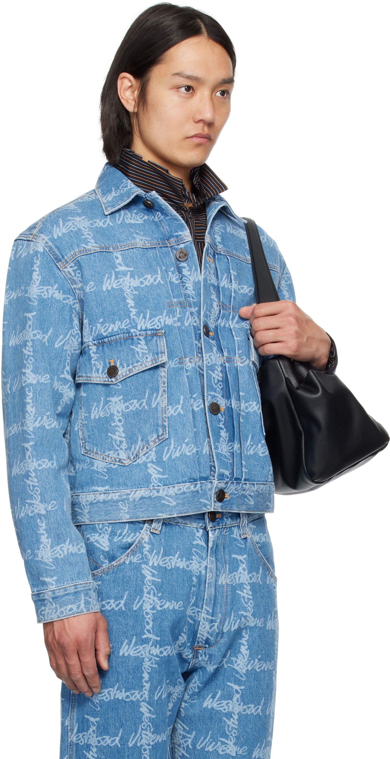 Bunda Vivienne Westwood Vivienne Westwood Marlene Denim Jacket Modrá | 2801000E-W014I-, 1