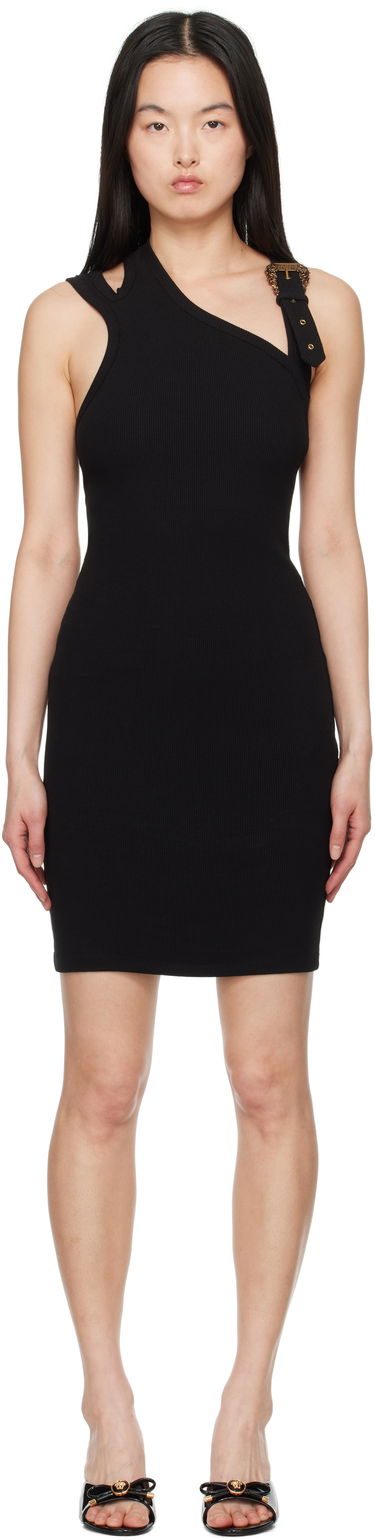 Šaty Versace Versace Jeans Couture Baroque Buckle Minidress Čierna | E78HAO9A3_EJ0004, 0