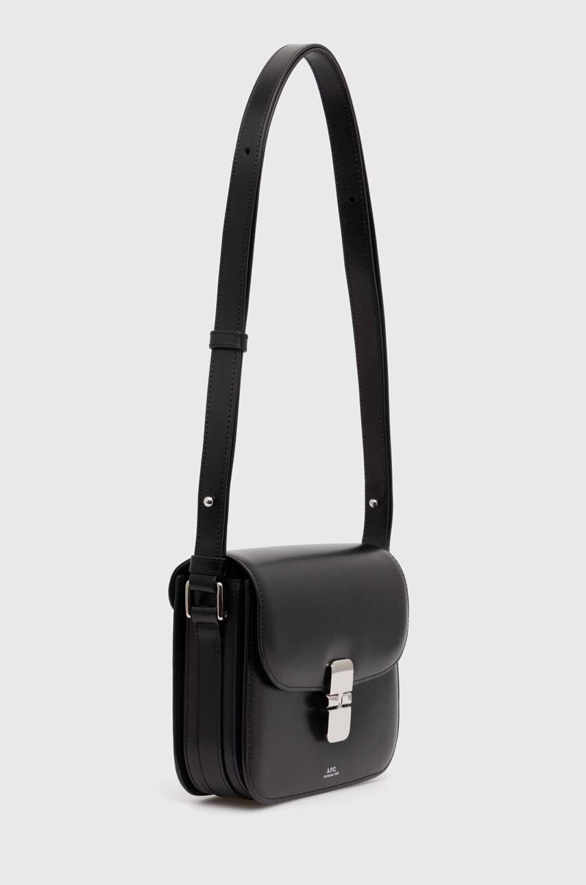 Taška cez rameno A.P.C. Grace Small Bag Čierna | PXBVN-F61413, 1