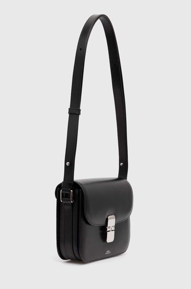 Taška cez rameno A.P.C. Grace Small Bag Čierna | PXBVN-F61413, 1