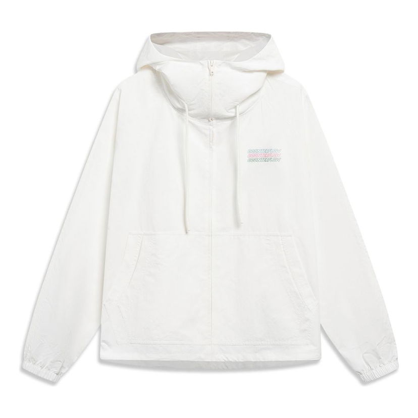 Vetrovka Li-Ning Counterflow Triple Logo Windbreaker Biela | AFDT521-2