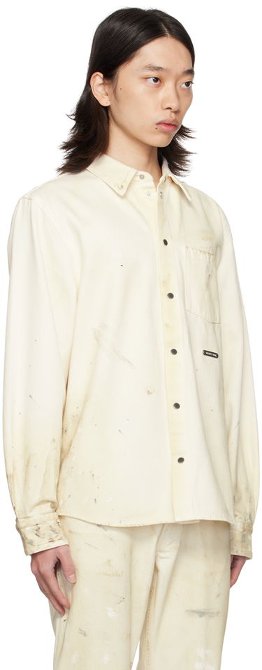 Košeľa Helmut Lang Helmut Lang Painted Denim Shirt Biela | O05DM101, 1