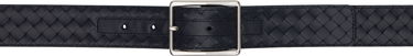 Opasok Bottega Veneta Bottega Veneta Intrecciato Piccolo Leather Belt Navy | 796783V4LQ14028, 0