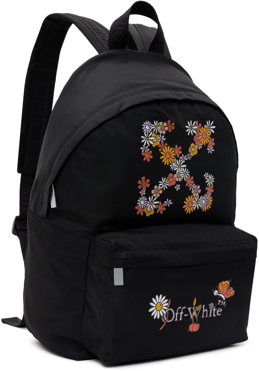 Batoh Off-White Off-White Funny Flowers Backpack Čierna | OGNB001S24FAB0011084, 1