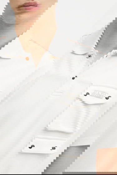 Polo tričko Napapijri Napapijri E-Rivalto Polo Shirt Biela | NP0A4ID8N1A1, 3