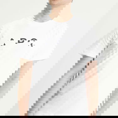 Tričko A.P.C. Spot T-Shirt Biela | COHBM-M26458-AAB, 5