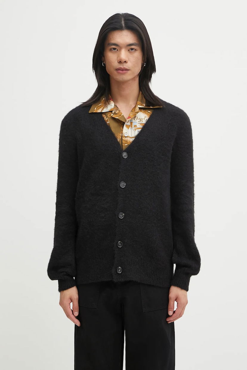 Sveter A.P.C. A.P.C. Davis Cardigan Čierna | WPABE.M22330