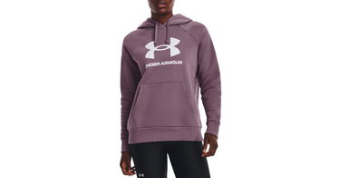 Mikina Under Armour Rival Fleece Big Logo Hoodie Fialová | 1379501-500, 1