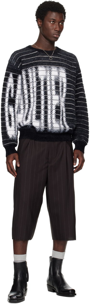 Sveter Jean Paul Gaultier Jean Paul Gaultier Jacquard 'Gaultier' Sweater Čierna | 25/03-W-PO013-K004-0001, 3