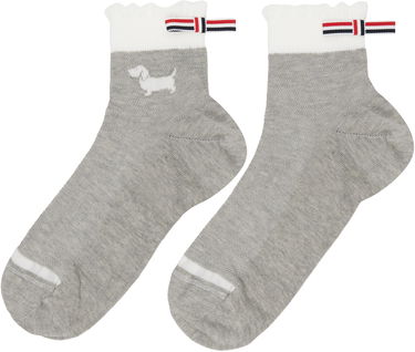Ponožky Thom Browne Pointelle Stitch Hector Crew Socks Šedá | FAS240A-Y3011, 1